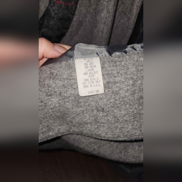 Women wool Coat with scarf - Picture 4 of 4